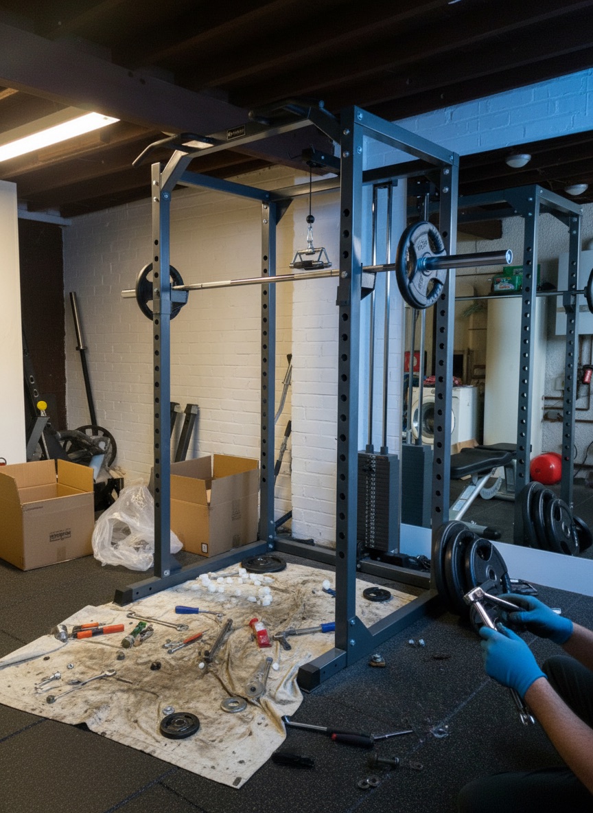Installation de machines de sport pour un hôtel à Paris