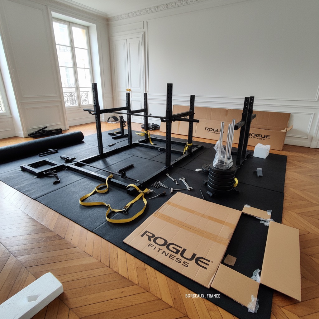 Référence intervention Bordeaux: Installation d’une salle fitness hôtel Bordeaux centre - 8 machines