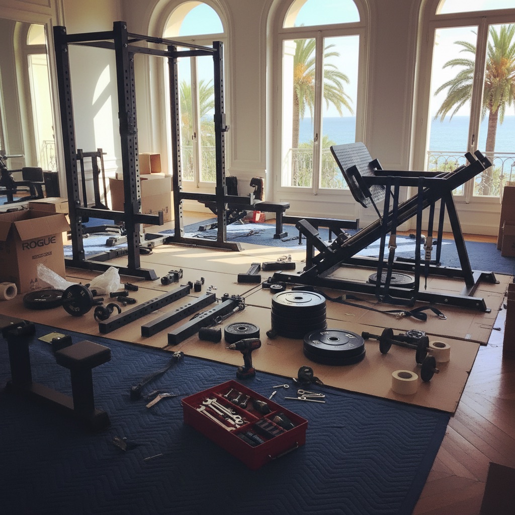 Référence intervention Cannes: Démontage et évacuation d’un home gym - villa secteur Palm Beach