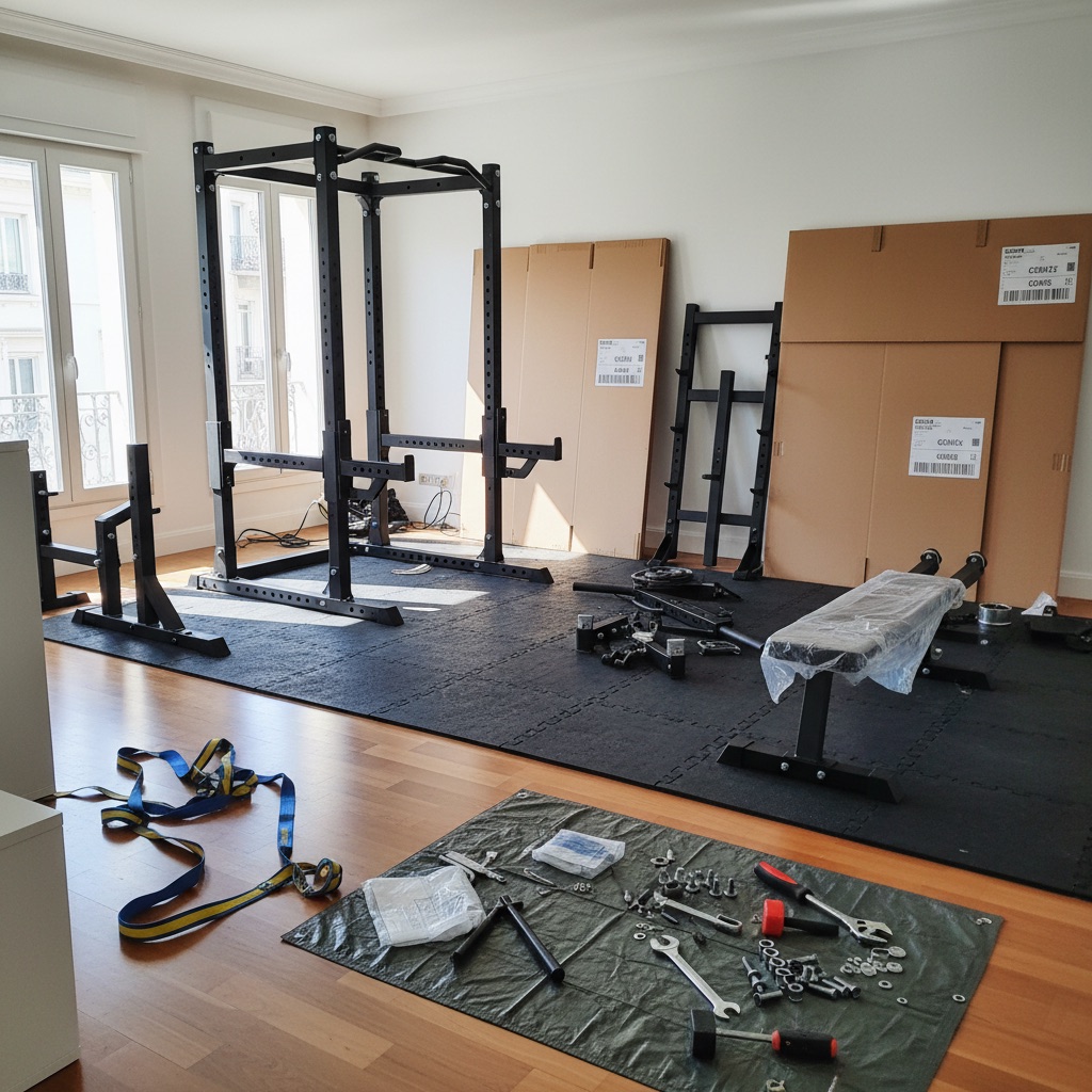 Référence intervention Genève: Démontage et évacuation d’un home gym - appartement secteur Champel