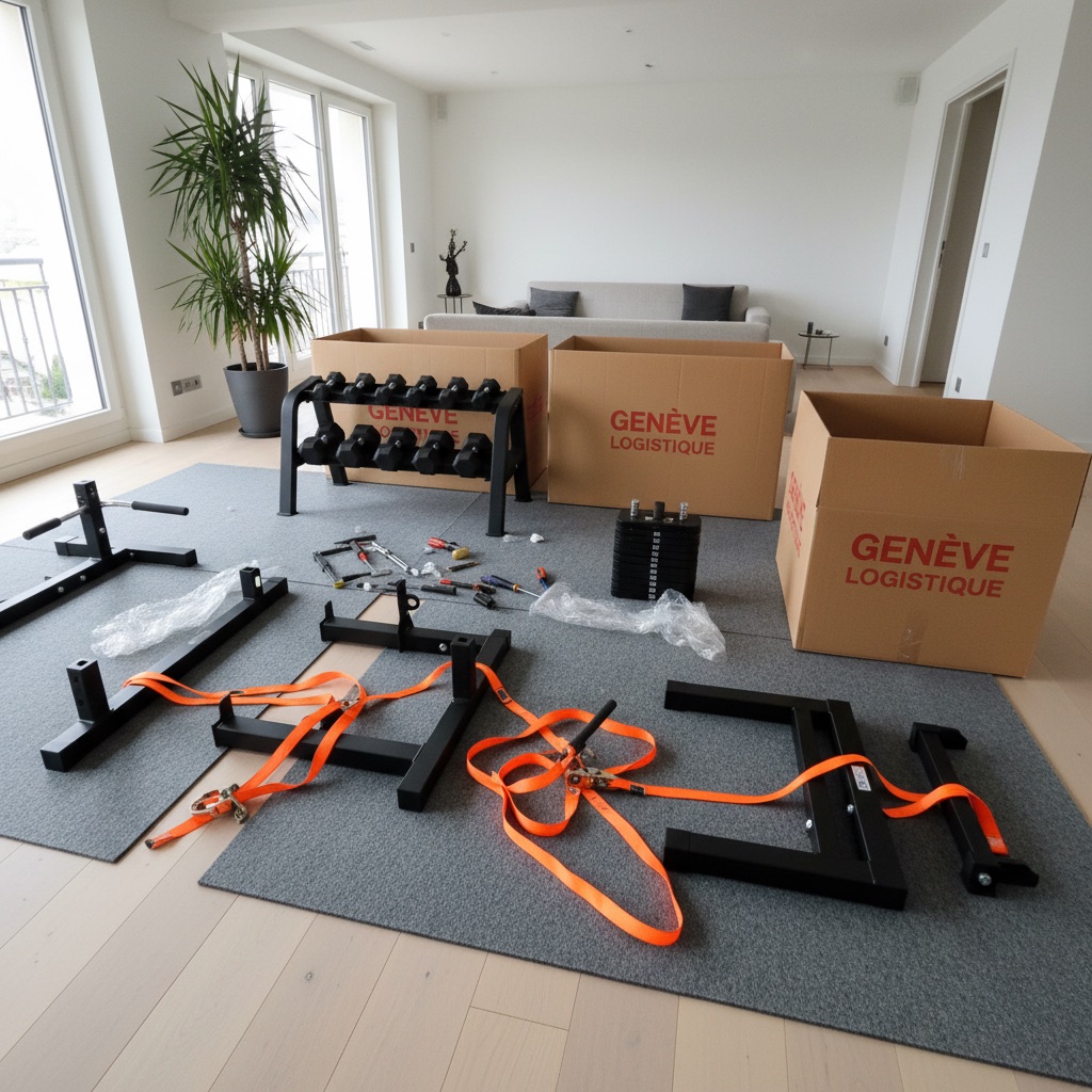 Référence intervention Genève: Installation d’un espace fitness hôtel Genève - 8 machines