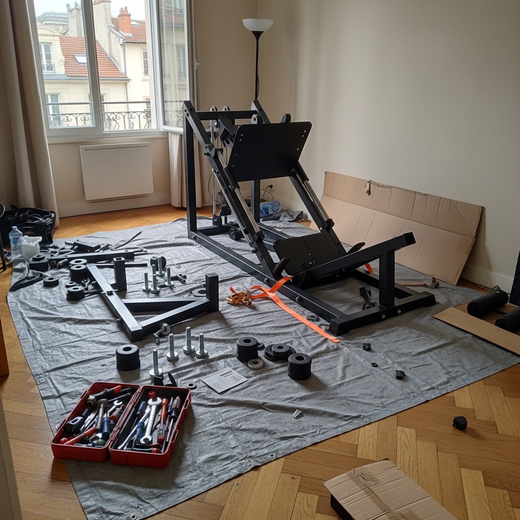 Référence intervention Lyon: Montage multistation Technogym pour une résidence privée Lyon 6e