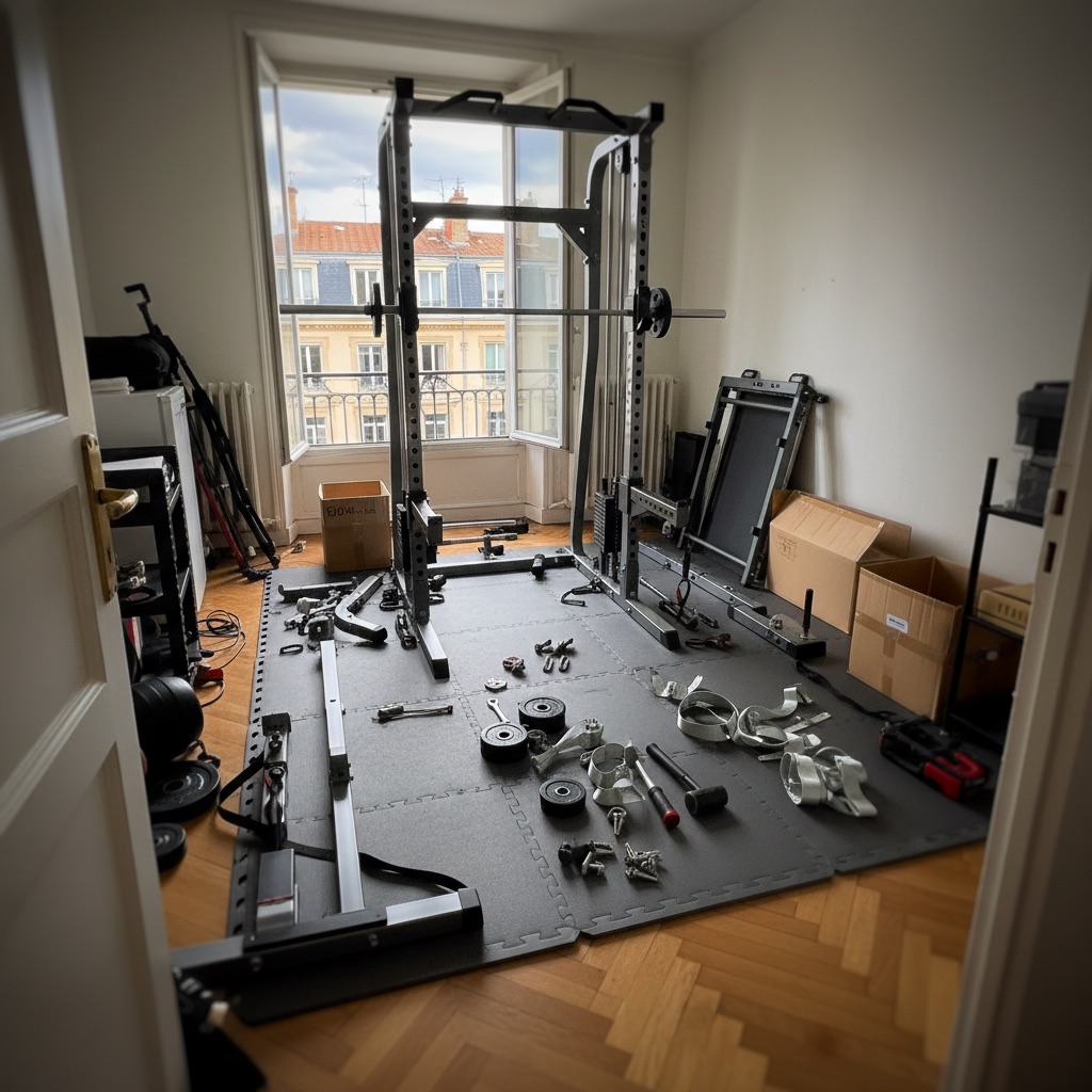 Référence intervention Lyon: Déménagement équipements fitness - loft premium Lyon centre